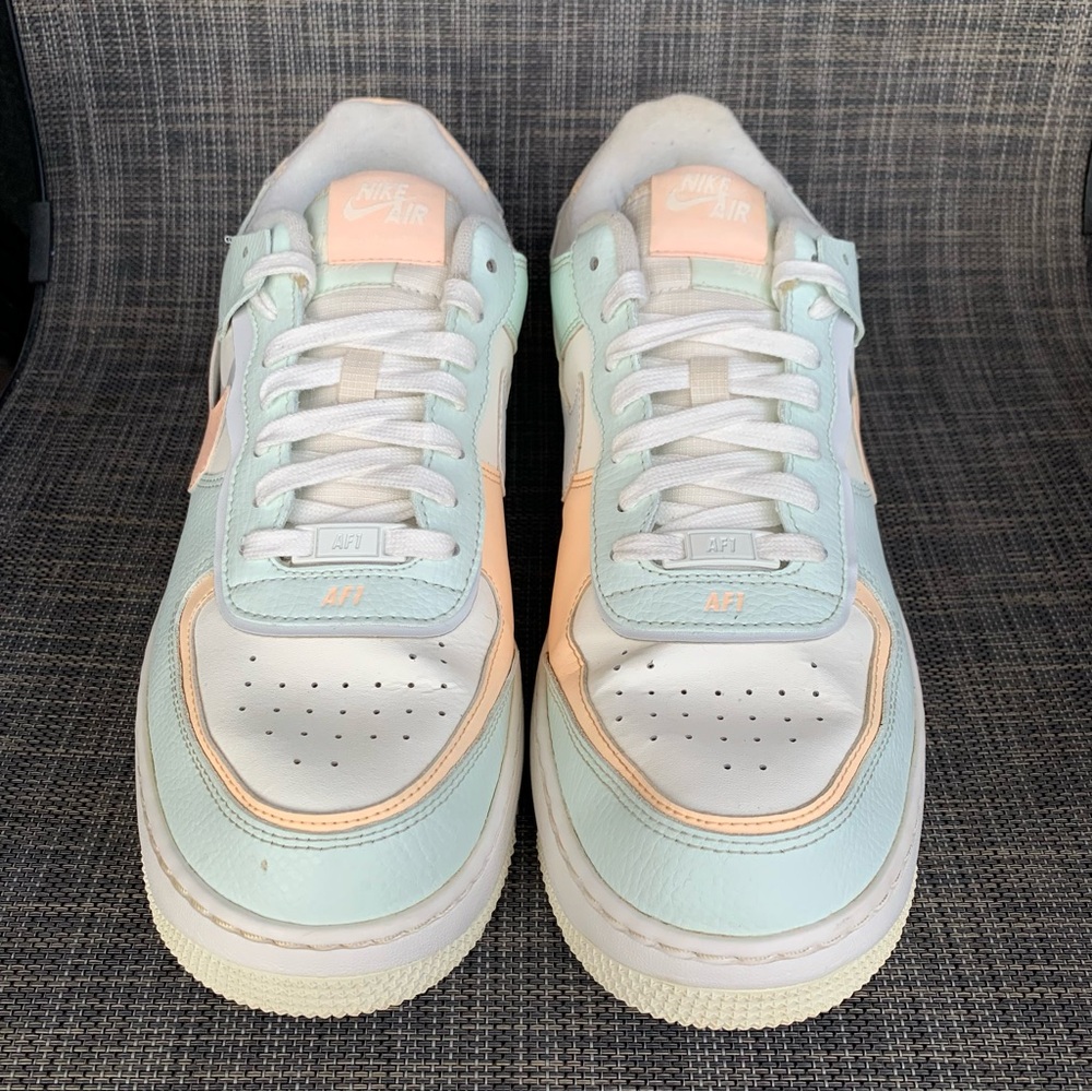 Nike Air Force 1 Shadow "Barely Green/Crimson Tint" Women's Sneakers size 11.5 - Picture 2 of 8